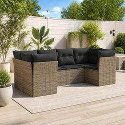 Comfortable and Practical 6-Piece Outdoor Sofa Set