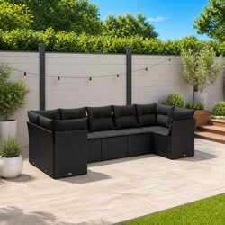 Reliable 7 Piece Garden Sofa Set for Outdoor Comfort