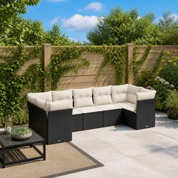 Comfortable 7-Piece Garden Sofa Set with Storage