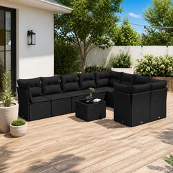 Comfortable and Value-Rich 10 Piece Garden Sofa Set