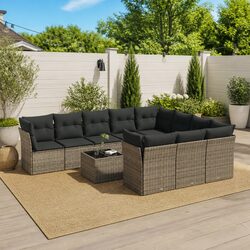 Comfortable and Practical 11 Piece Garden Sofa Set