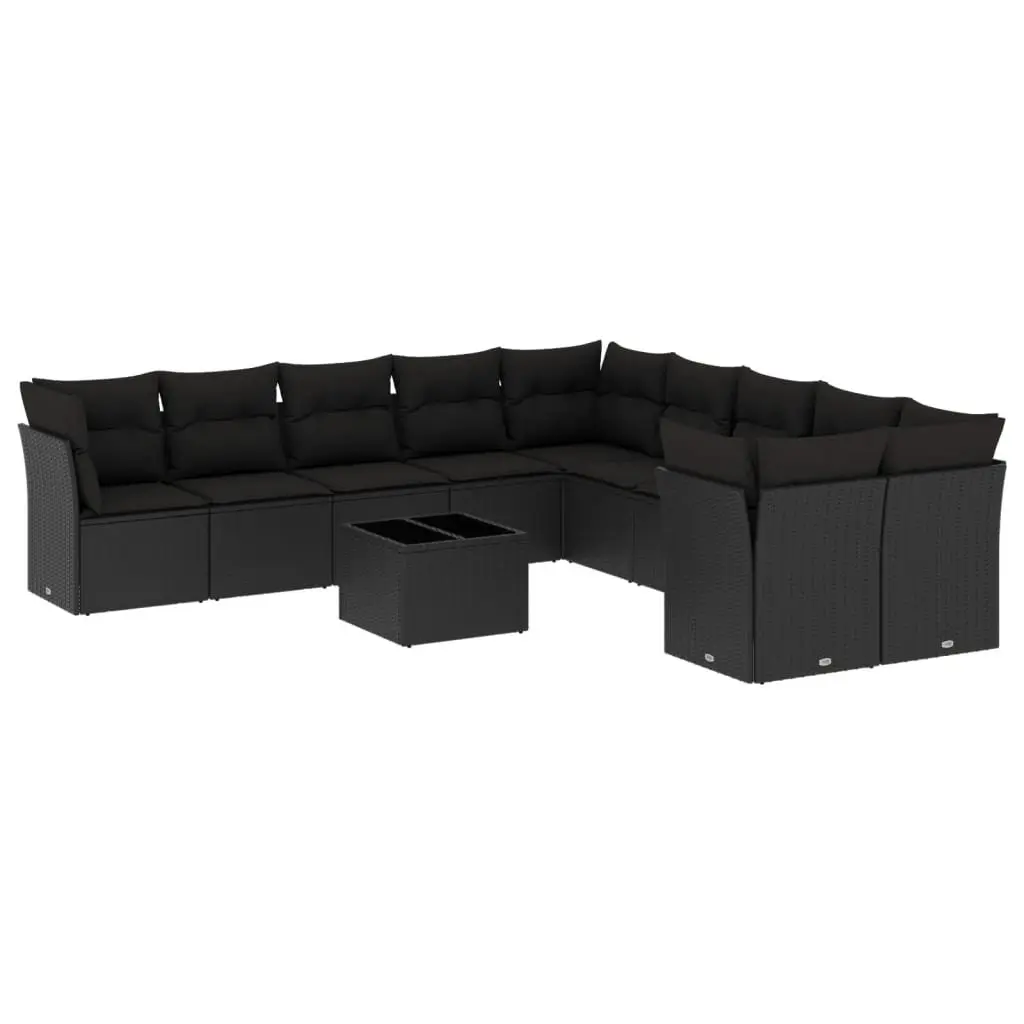 11 Piece Outdoor Sofa Set with Cushions