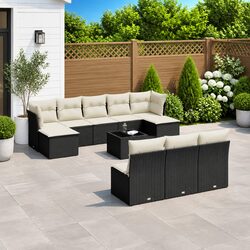 Comfortable and Practical 11-Piece Garden Sofa Set