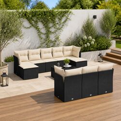 Comfortable 11-Piece Garden Sofa Set That Lasts