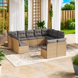 Comfortable 11-Piece Outdoor Sofa Set for Relaxation