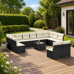 Comfortable and Stylish 13-Piece Garden Sofa Set