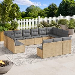 Comfortable and Practical 13 Piece Garden Sofa Set