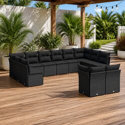 Comfort and Value with This 12 Piece Garden Sofa Set