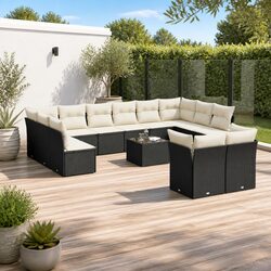 Comfortable 13 Piece Garden Sofa Set with Storage Solutions