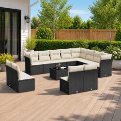 Comfort and Value: 13 Piece Garden Sofa Set for Outdoor Spaces