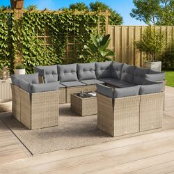 Warm and Welcoming 12-Piece Garden Sofa Set for Your Home