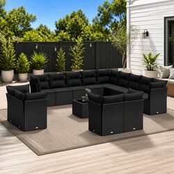 Comfortable and Affordable 14 Piece Garden Sofa Set