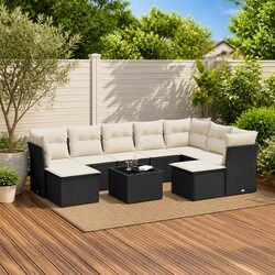 Reliable 10 Piece Garden Sofa Set with Storage Solutions