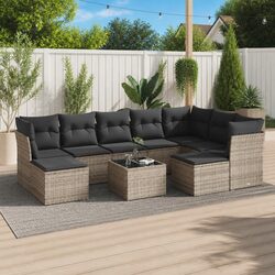 Comfortable and Practical 10-Piece Sofa Set for Outdoors