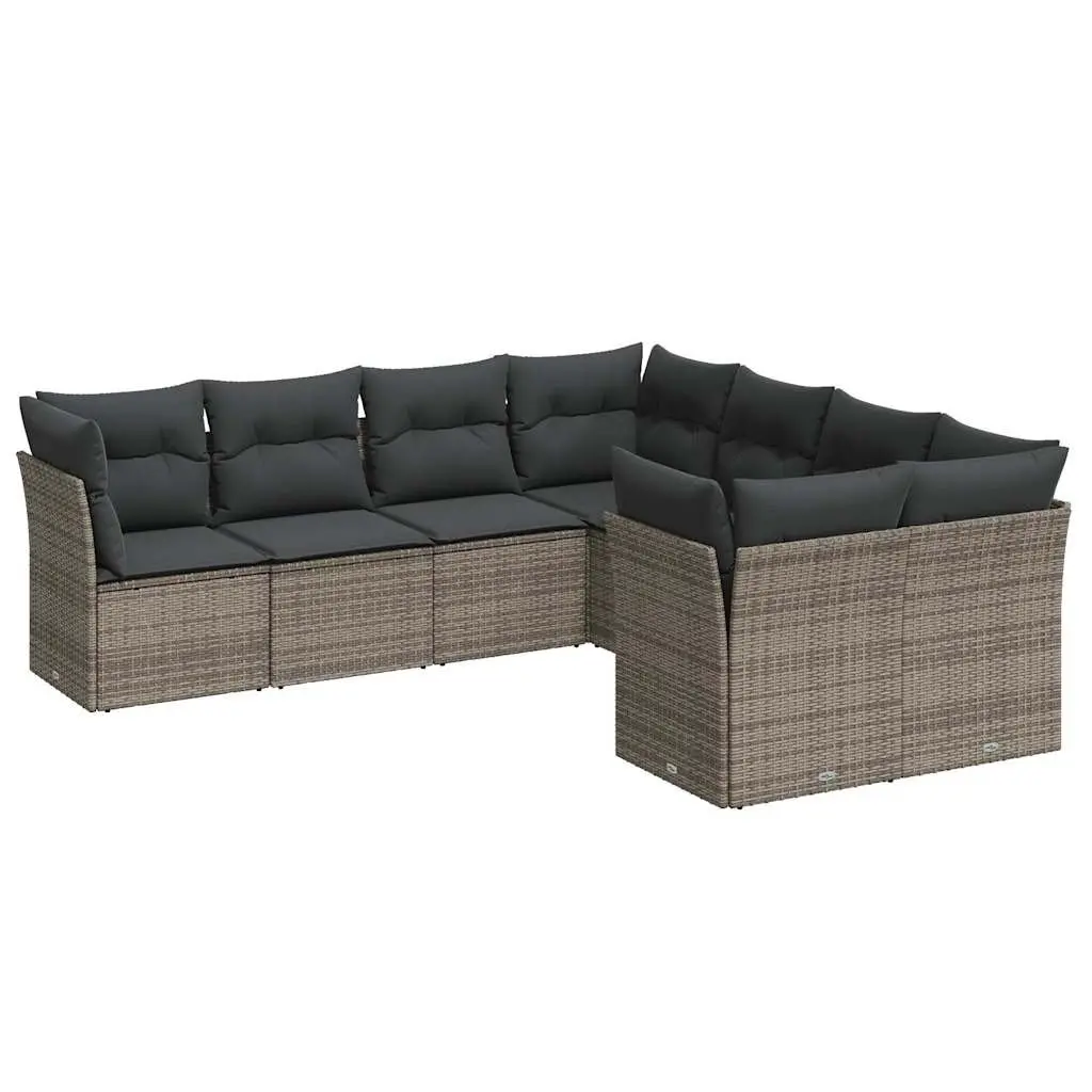 8-Piece Garden Sofa Set for Outdoor Comfort