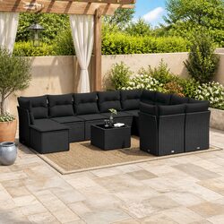 Warm and Practical 11 Piece Outdoor Sofa Set