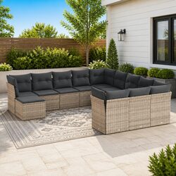 Practical 12 Piece Garden Sofa Set with Storage Bags