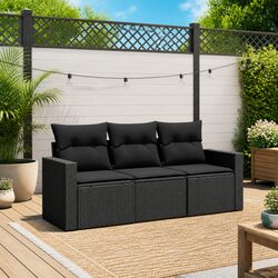 Comfortable and Practical 3 Piece Garden Sofa Set