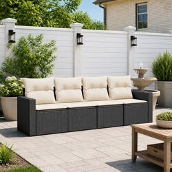 Affordable Quality: 4 Piece Outdoor Garden Sofa Set