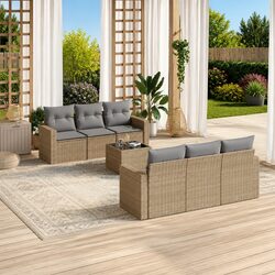 7-Piece Outdoor Garden Sofa Set: Practical and Stylish
