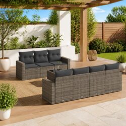 Comfort and Value: 8 Piece Garden Sofa Set