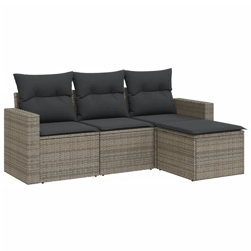 4 Piece Garden Sofa Set