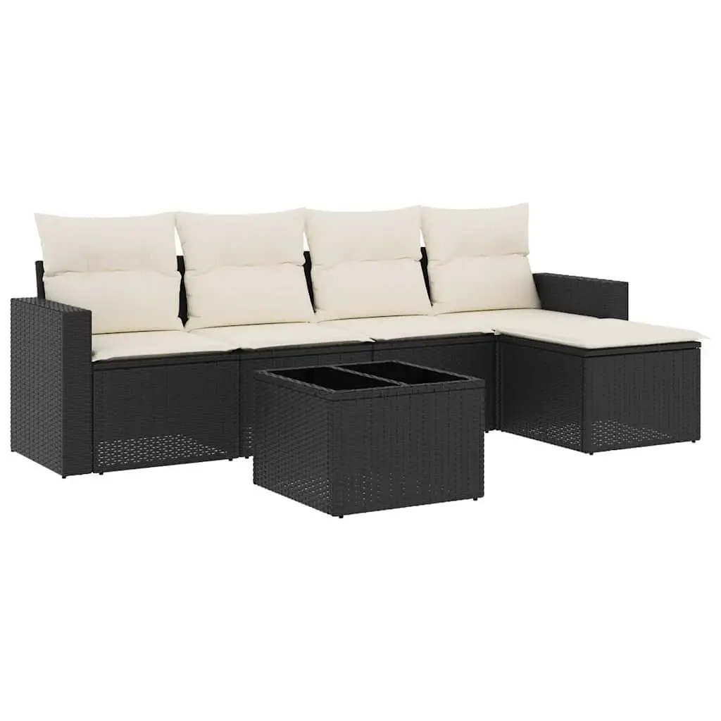 6-Piece Outdoor Sofa Set with Storage