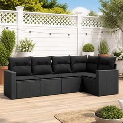 Practical 5-Piece Outdoor Sofa Set with Storage