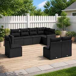 Reliable 8-Piece Garden Sofa Set Offering Value
