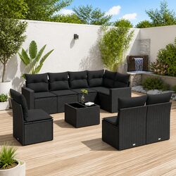 Comfort and Value: 9-Piece Outdoor Sofa Set