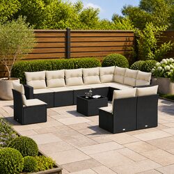 Comfortable 11-Piece Sectional Sofa Set for Outdoors