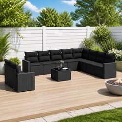 Reliable 11-Piece Outdoor Sofa Set with Storage Bags