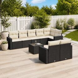 Practical Value: Outdoor 9-Piece Sectional Sofa Set