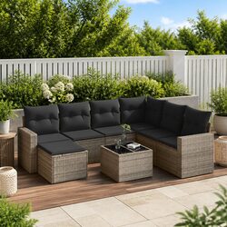 Reliable 8 Piece Garden Sofa Set for Your Outdoor Needs