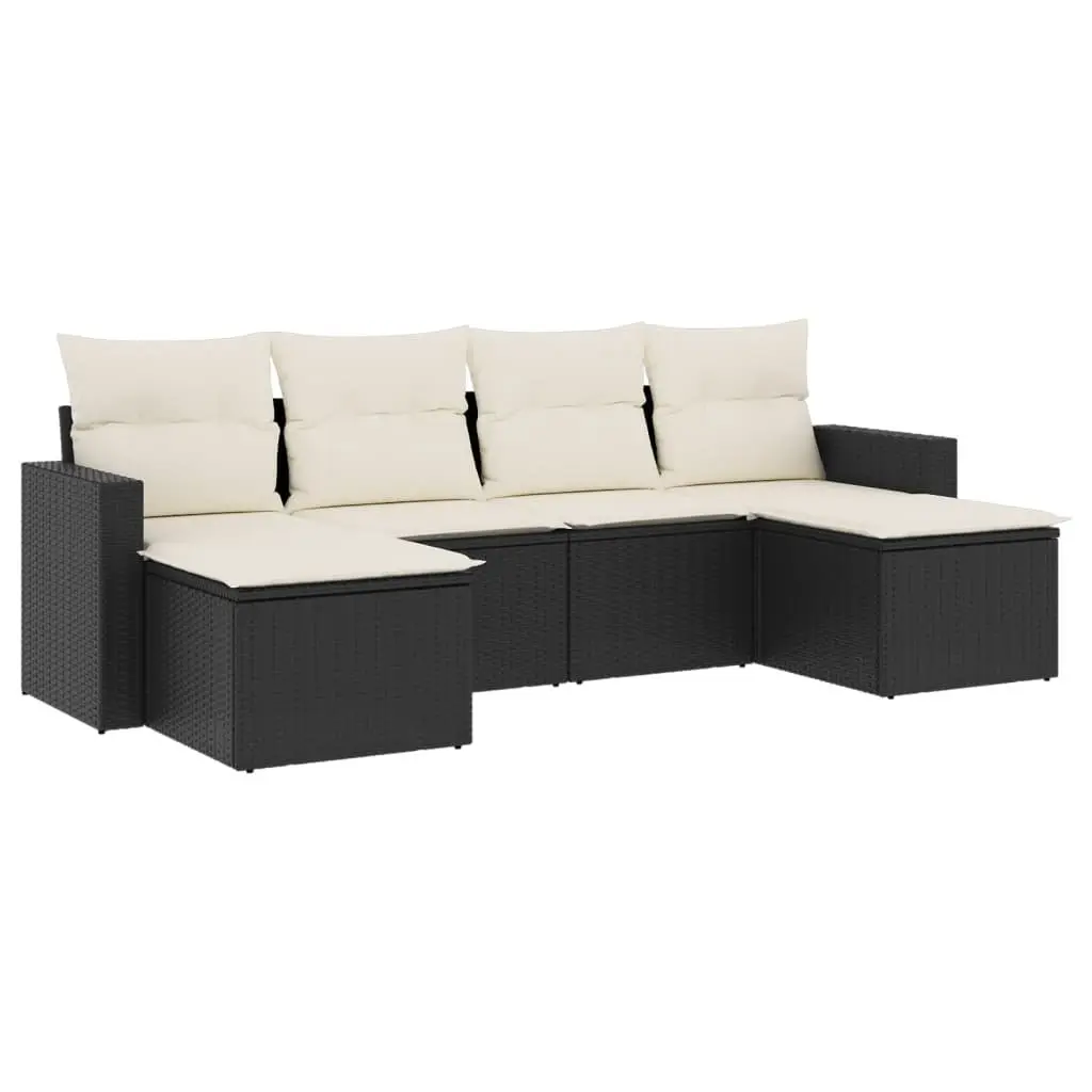 6-Piece Outdoor Sofa Set with Storage