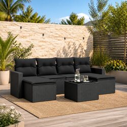 Comfortable 7 Piece Sectional Sofa Set for Outdoors