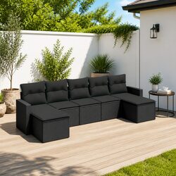 Comfort Meets Value: 7-Piece Outdoor Sofa Set