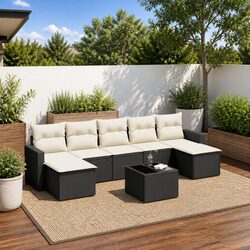 Reliable and Affordable 8-Piece Garden Sofa Set