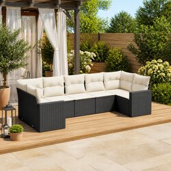 Value-Driven 7 Piece Outdoor Sofa Set with Storage