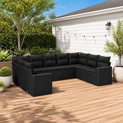 9 Piece Garden Sofa Set - Comfort and Practicality Combined