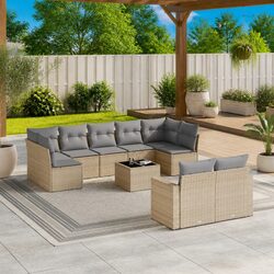Value and Comfort in This 10 Piece Outdoor Sofa Set