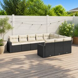 10-Piece Garden Sofa Set - Practical and Stylish Solution