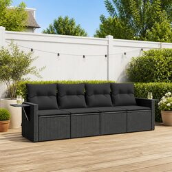 Comfortable and Practical 4-Piece Garden Sofa Set