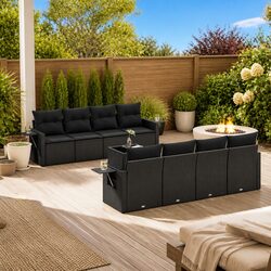 Practical 9-Piece Garden Sofa Set for Your Home