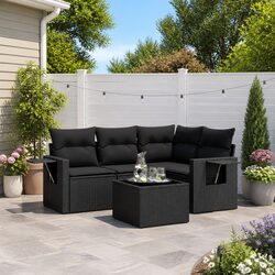 Warm 5 Piece Garden Sofa Set for Comfort and Value