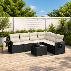 Reliable 7-Piece Garden Sofa Set for Comfort and Use