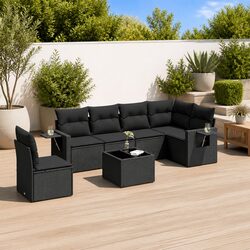 Value-Driven 7 Piece Outdoor Sofa Set with Storage