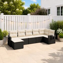 Quality 7 Piece Outdoor Garden Sofa Set with Storage