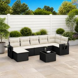 Comfort and Value in a Black Garden Sofa Set