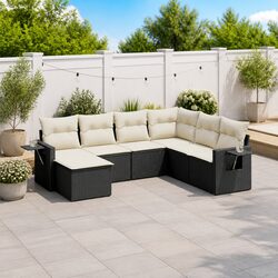 Durable 7 Piece Garden Sofa Set for Relaxation